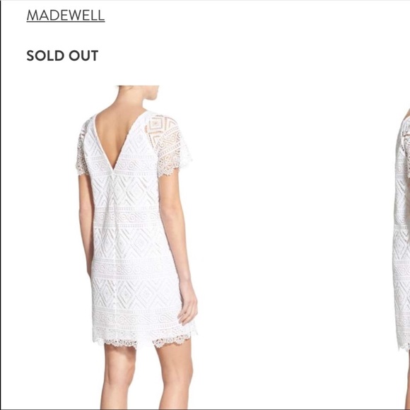 ‼️SOLD‼️ Madewell White Eyelet Lace Dress - Picture 8 of 8